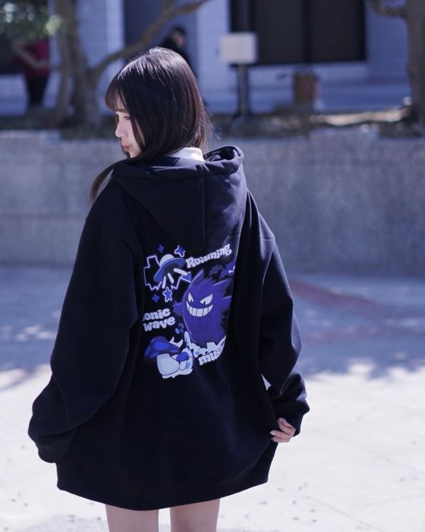 現貨【牛奶暖絨】鬼系幽靈牛奶絨帽Tee 