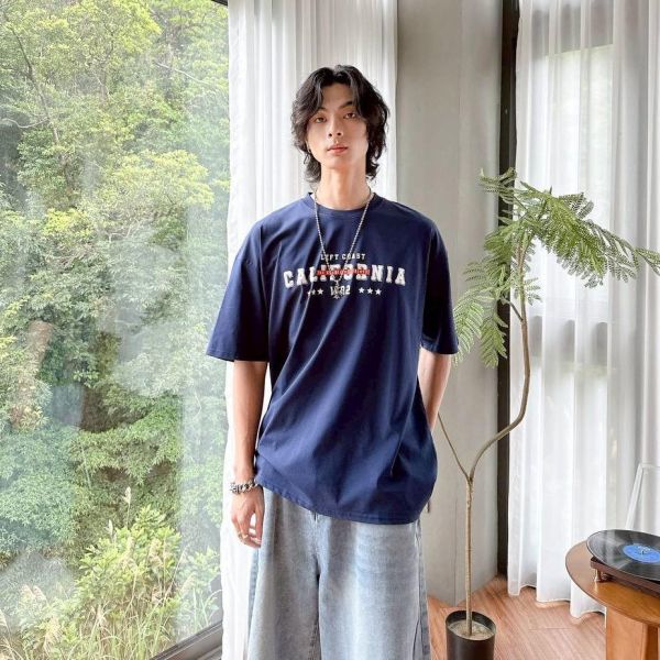 【SORONA®】California1982立體字涼感短Tee 