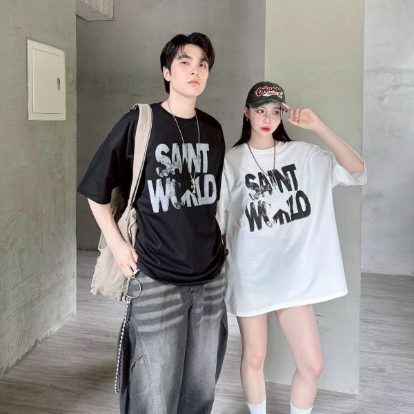 SAINT WORLD星星消散印花Tee 
