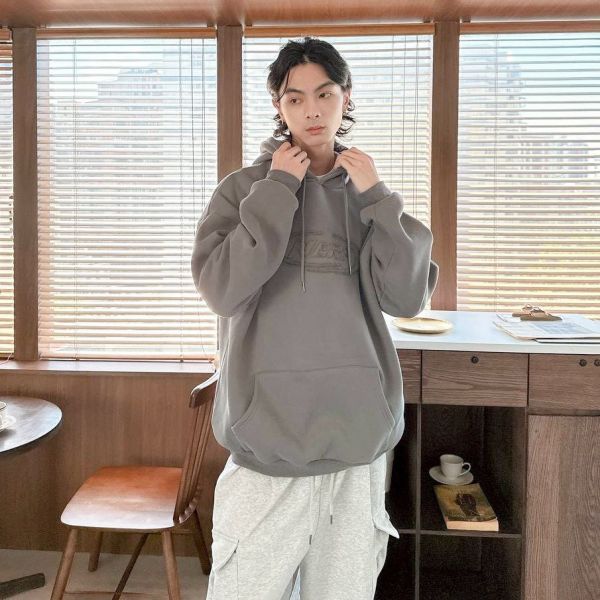 NERF圓標貼布刷毛帽Tee 