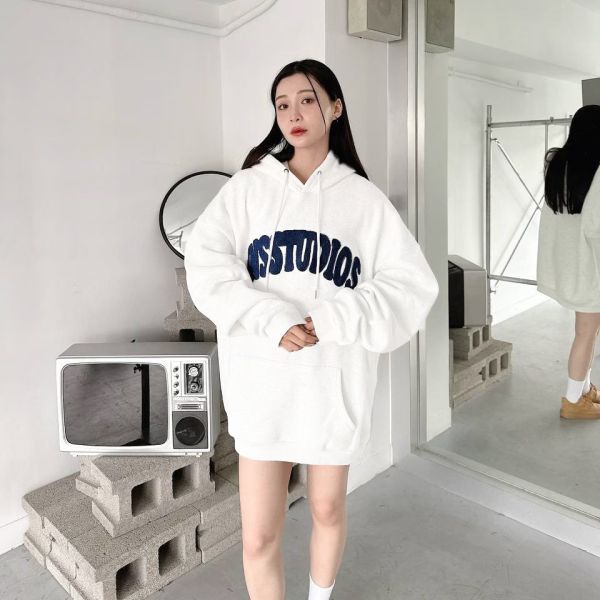 【現貨】INSSTUDIOS毛巾繡刷毛帽Tee 