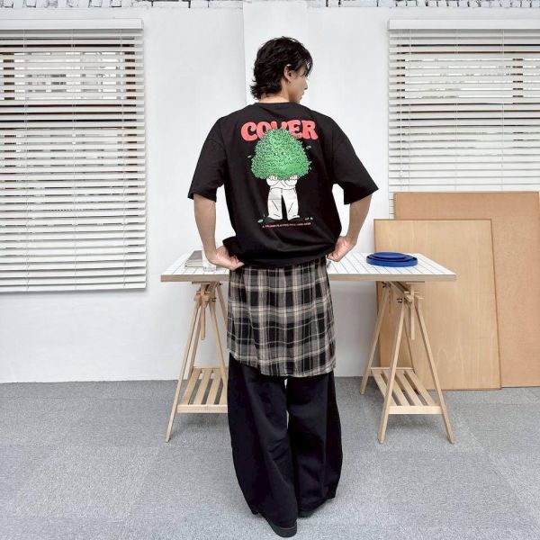 【現貨】COVER草堆男子印花短Tee 