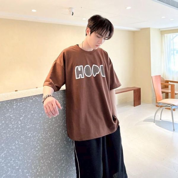 【現貨】HOPE斜紋字印花短Tee 