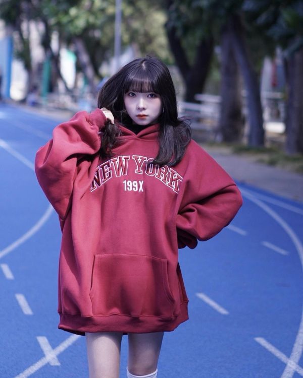 【現貨】199X刺繡紐約重磅刷毛帽Tee 