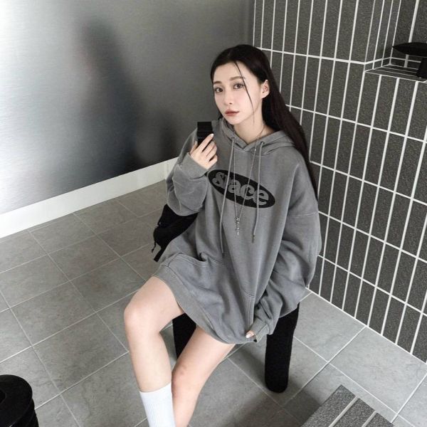 SPACE刺繡圓標水洗帽Tee 