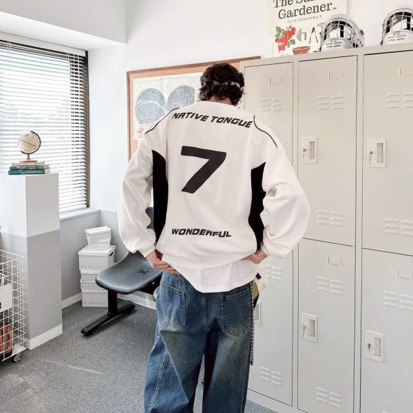 【現貨】NATIVE TONGUE 7拼接賽車風大學Tee 