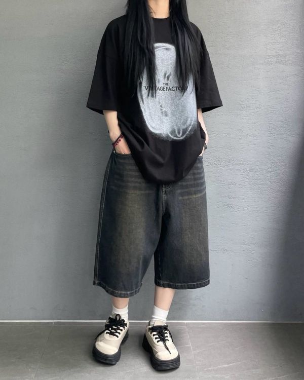 藝術描繪風格純棉Tee 