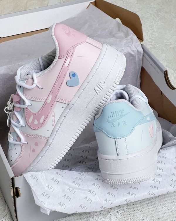 【訂製款】Nike Air Force 1反轉鴛鴦甜心 - 女款 