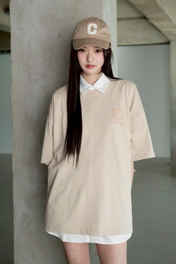 【預購】CAT KITCHEN貓咪麵包印花短Tee 