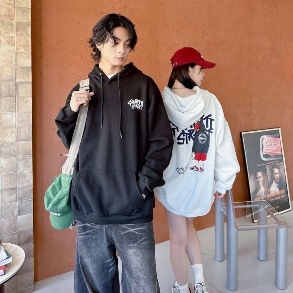 GRAFITI塗鴉少年刷毛帽Tee 