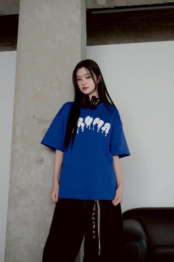 【現貨】CROMA潑漆流體發泡短Tee 