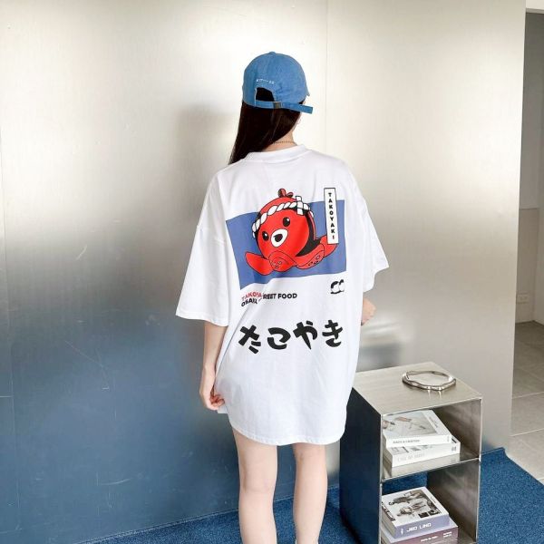 【SORONA®現貨】TAKOYAKI日文章魚師傅印花涼感Tee 