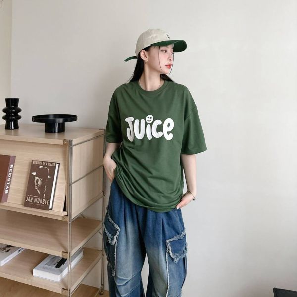 【現貨】JUICE笑臉印花Tee 