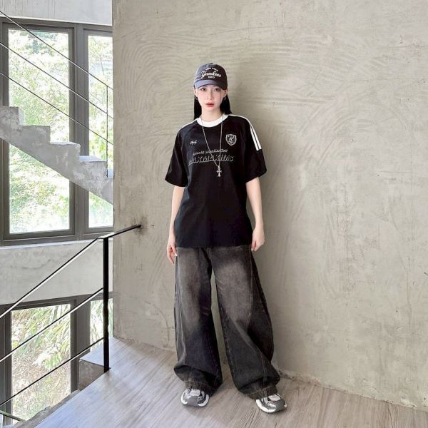 【SORONA®現貨】織帶立體字母印花涼感Tee 