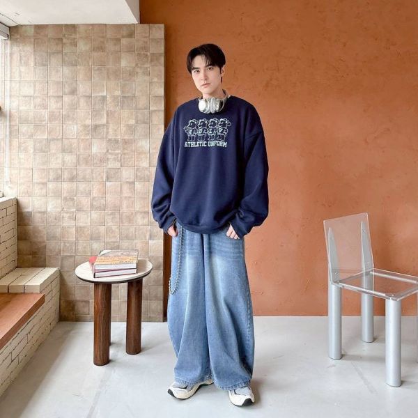 ADLV四熊印花刷毛大學Tee 