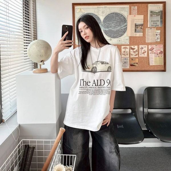 【現貨】The ALD 964復古跑車印花短Tee 