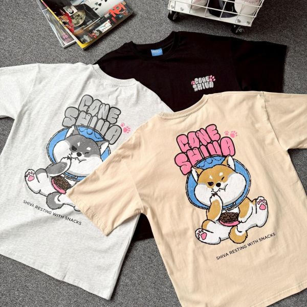【現貨】CONE SHIVA零食柴犬插畫短Tee 