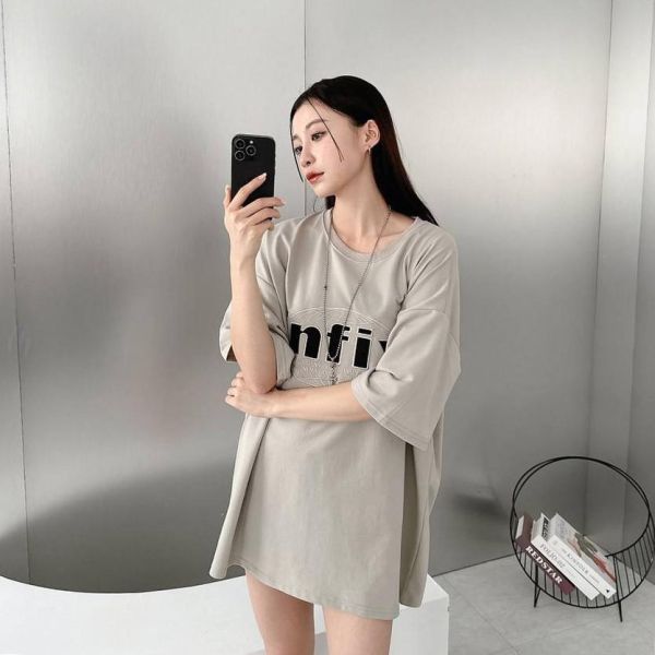 【現貨】infix刺繡水洗感短Tee 