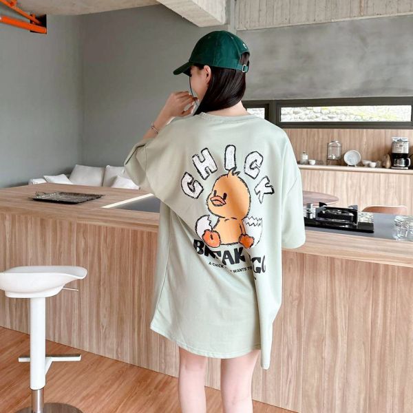 【現貨】CHICK蛋殼鴨塗鴉感Tee 