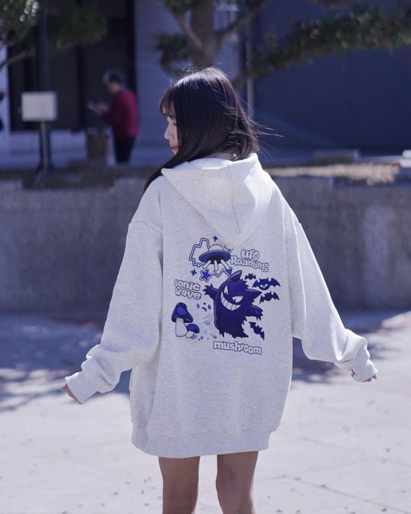 現貨【牛奶暖絨】鬼系幽靈牛奶絨帽Tee 