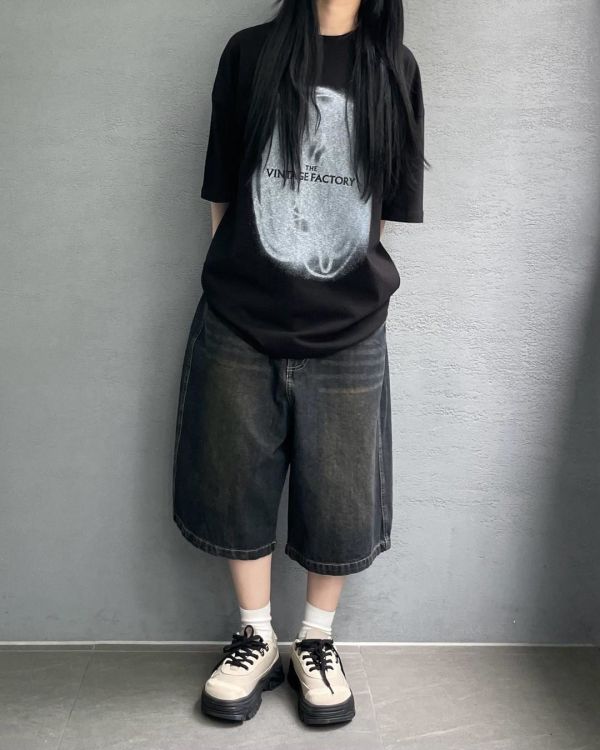 藝術描繪風格純棉Tee 