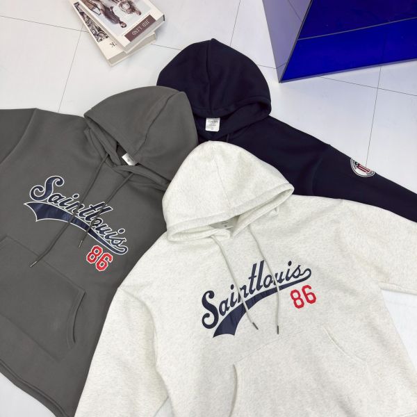 Saintlauis 86貼布刺繡刷毛帽Tee 