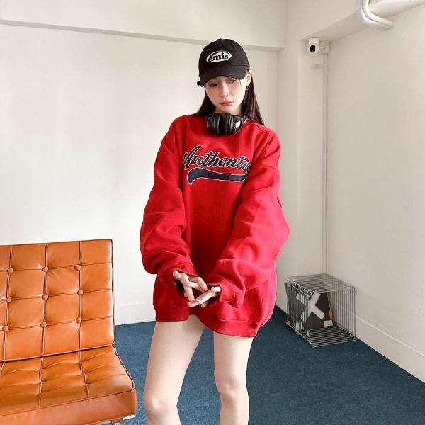 Authentic 1989美式刺繡刷毛大學Tee 