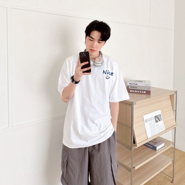 【SORONA®現貨】NICE 笑臉印花涼感Tee 