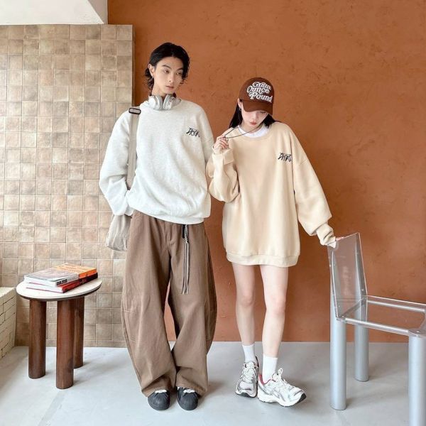 DRY CAT曬衣貓印花刷毛大學Tee 