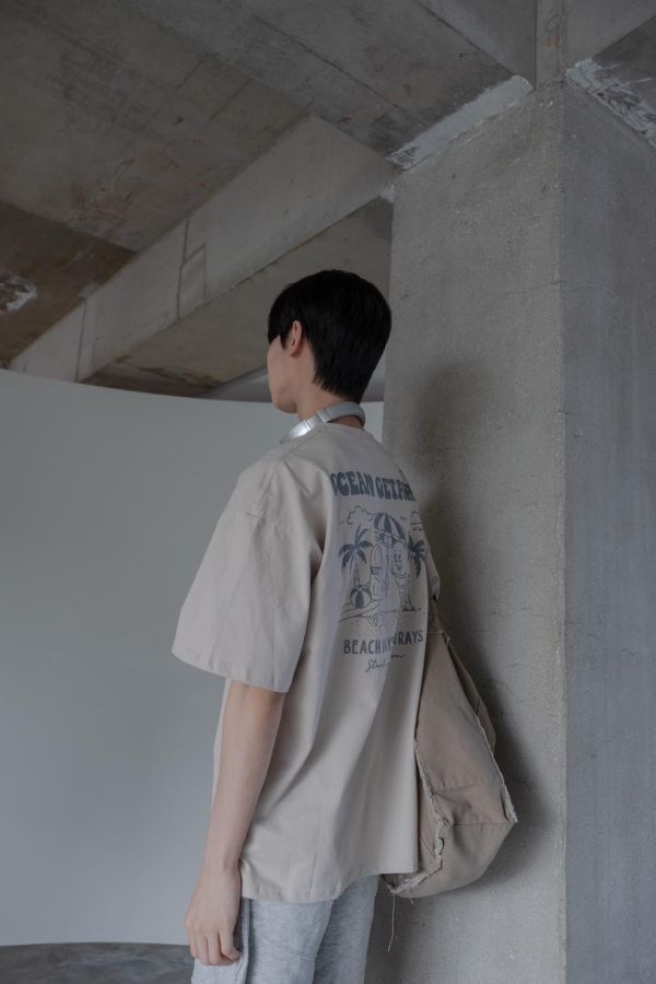 【現貨】陽光海岸雪糕甜筒印花短Tee 