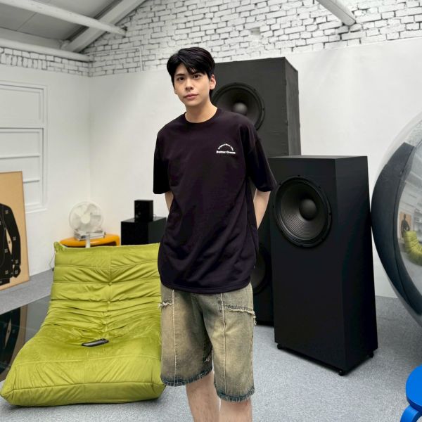 【現貨】美式鮮奶油印花Tee 