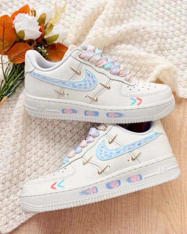 【訂製款】Nike Air Force1 莫奈印象 - 女款 