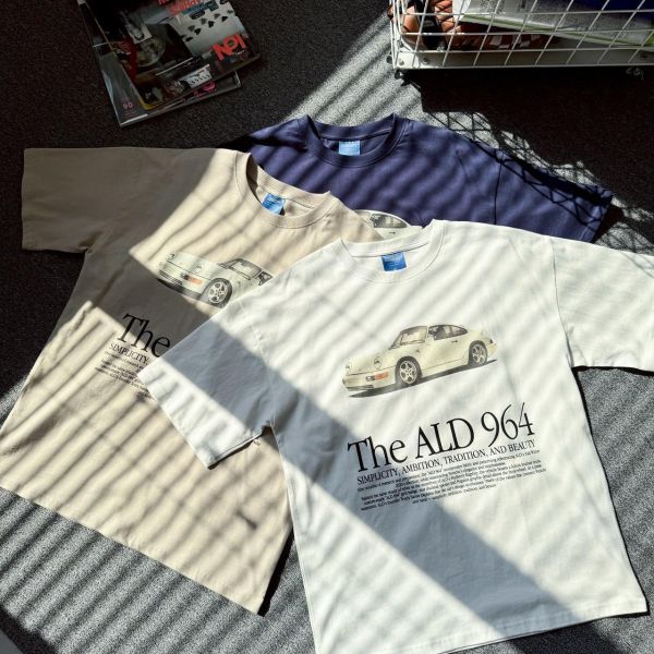 【現貨】The ALD 964復古跑車印花短Tee 