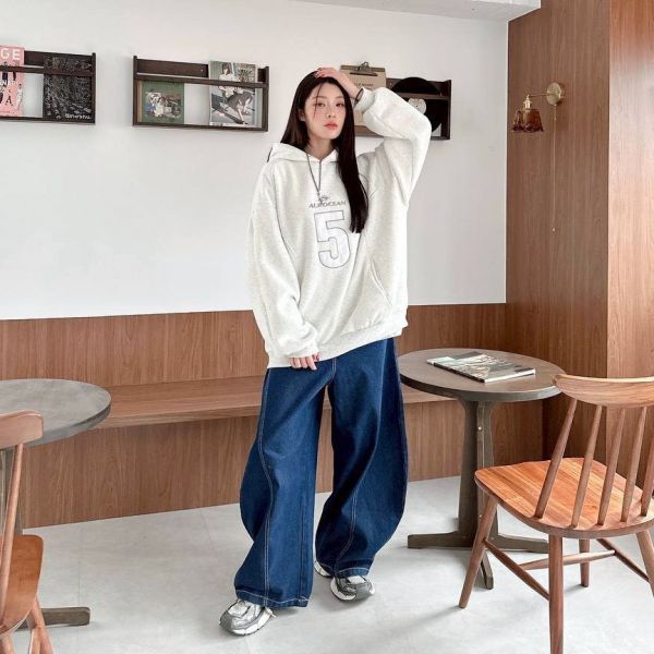 AUROCEAN 5領釦刷毛帽Tee 