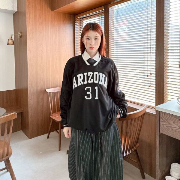 ARIZONA 31美式貼布刺繡大學Tee 