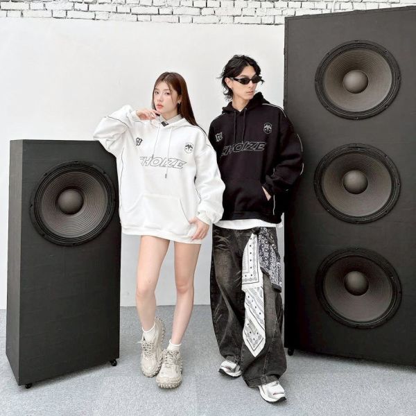 CHOIZE 簍空字印花帽Tee 