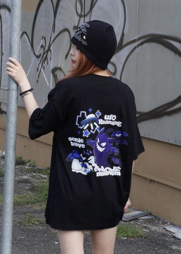 現貨【搗蛋廢萌感】鬼系幽靈印花短Tee 