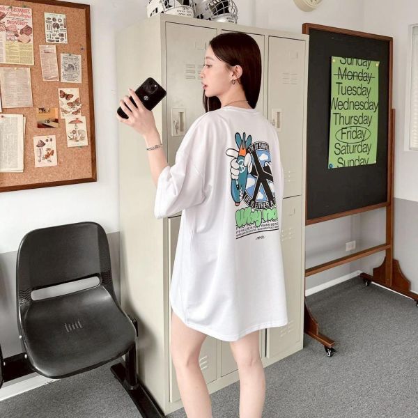 【現貨】Why not 和平標炸彈印花短Tee 