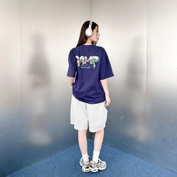 森林露營印花短Tee 