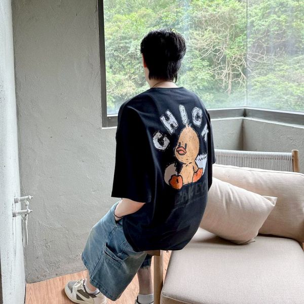 【現貨】CHICK蛋殼鴨塗鴉感Tee 