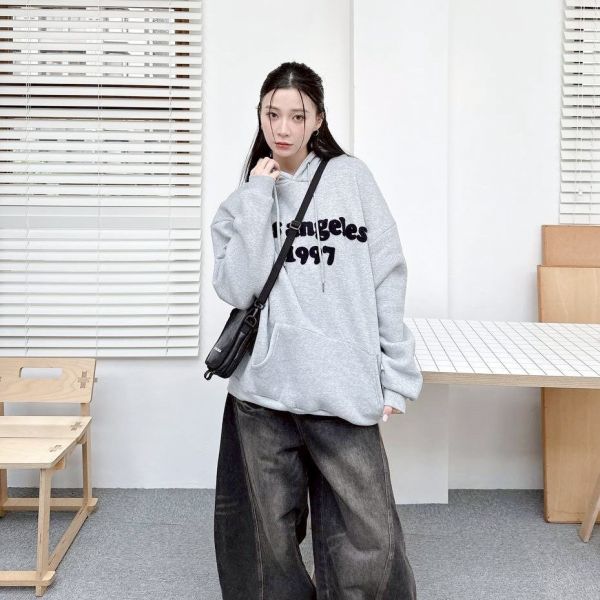 Los Angeles 1997毛巾繡刷毛帽Tee 