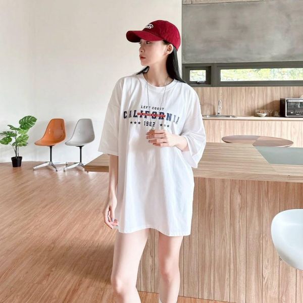 【SORONA®】California1982立體字涼感短Tee 