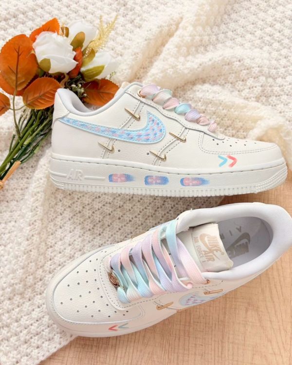 【訂製款】Nike Air Force1 莫奈印象 - 女款 