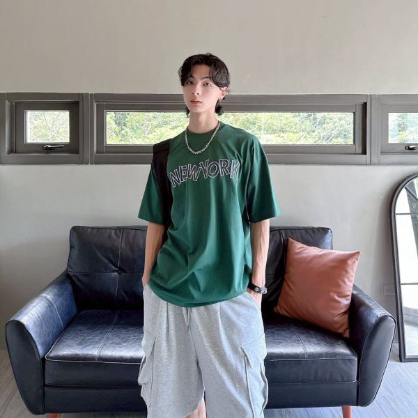 【SORONA®現貨】NEW YORK 刺繡字體涼感Tee 