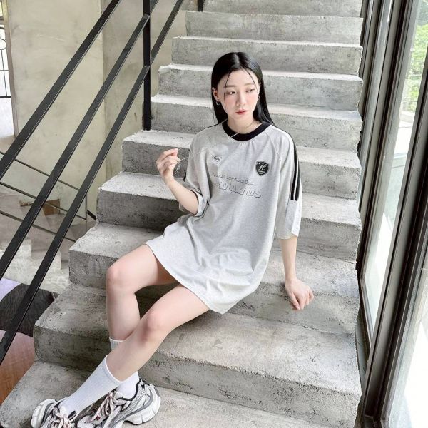 【SORONA®現貨】織帶立體字母印花涼感Tee 