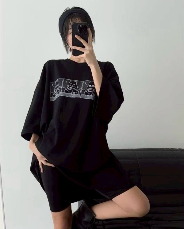 三格河馬表情Tee 