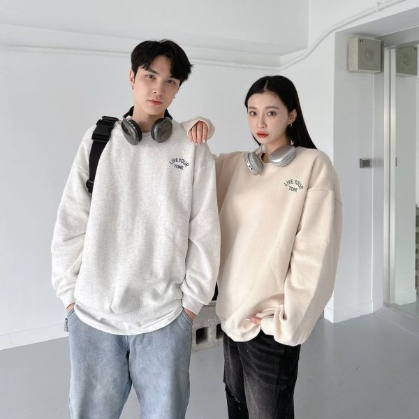 STAYALONE看書男孩刷毛大學Tee 