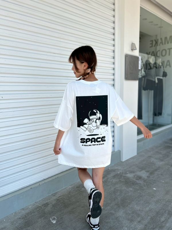 【現貨】SPACE太空人印花Tee 