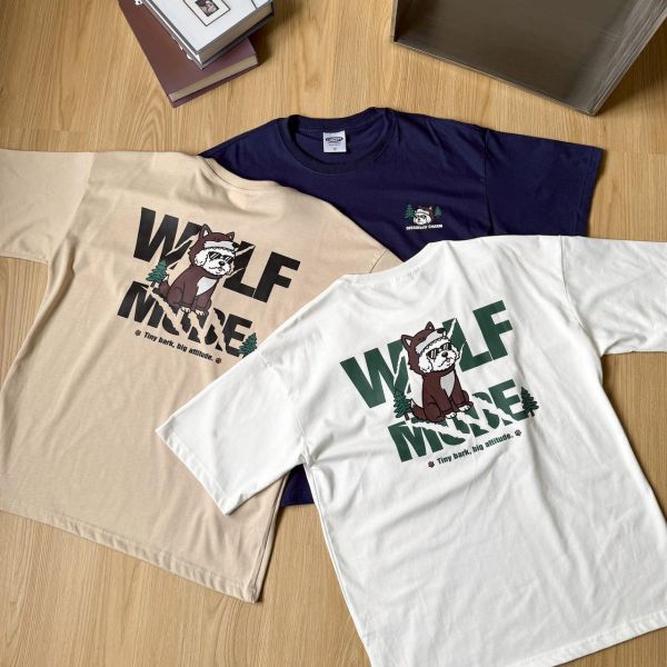 WOLF MODE狼皮馬爾濟斯印花短Tee 