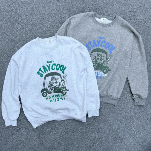 STAYCOOL 插圖刷毛大學Tee 